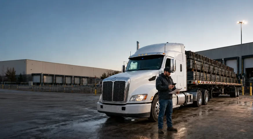Detention pay in trucking documentation at a receiver