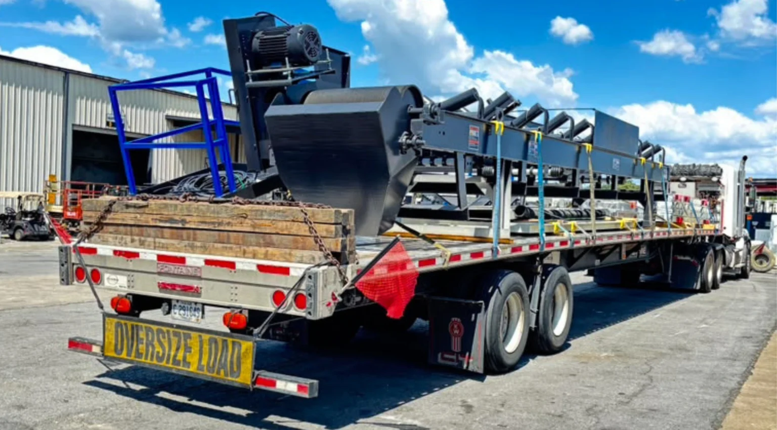 Heavy machinery components. Aggregate processing equipment, Chattanooga, Tennessee to Mona, Utah
